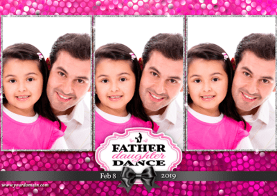 Father-Daughter Dance Postcard Photo Template