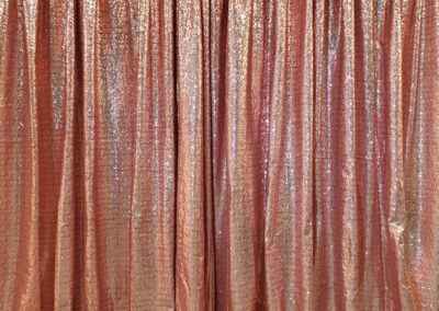 Rose Gold Sequin Photo Booth Drape